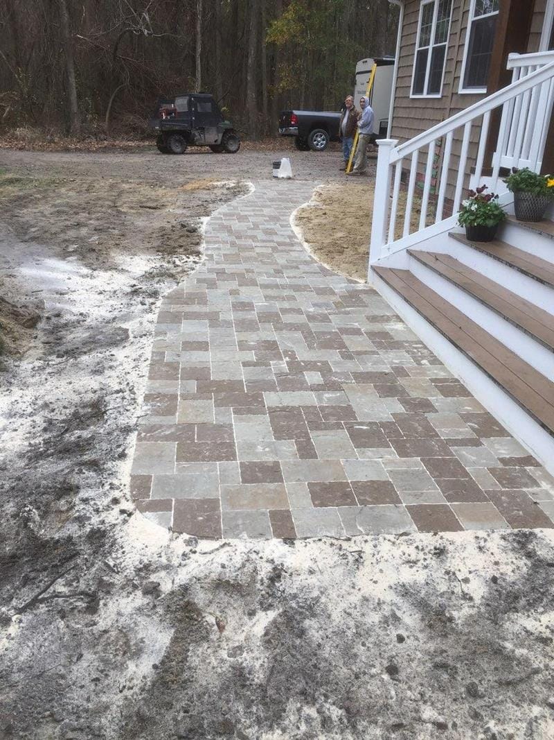 Driveways and Walkways - Albemarle Walls, Pavers and Custom Concrete ...